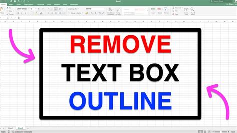 Remove text box from Excel