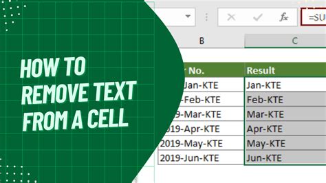 Remove text from Excel cells gallery image 6