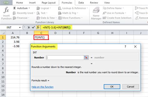 Using the INT function to remove time from date in Excel