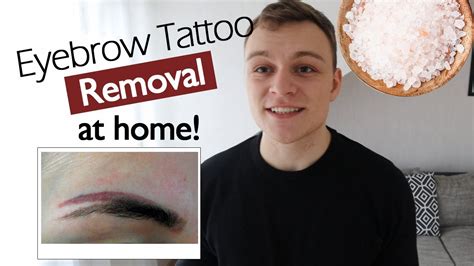 Removing Eyebrow Temporary Tattoos