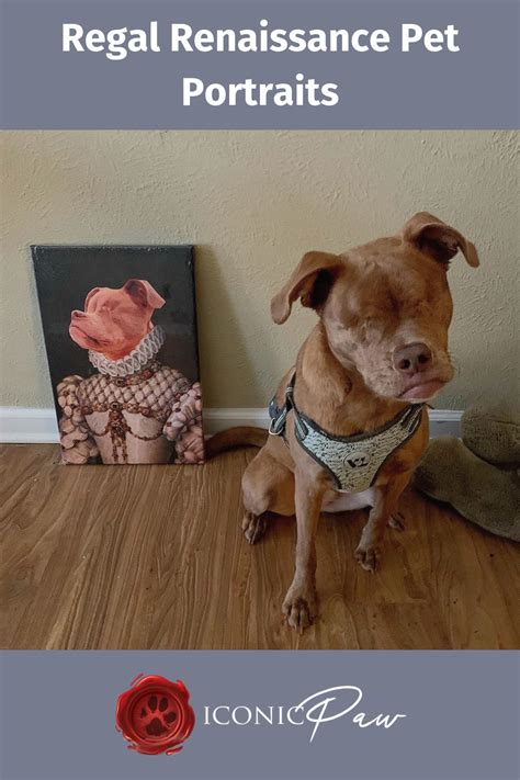 Renaissance Pet Portraits with Frames