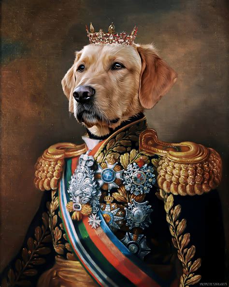 Renaissance Puppy Portrait Example