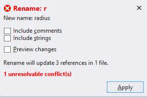 Renaming conflicting references in VBA