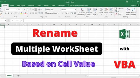 Rename Multiple Sheets with VBA