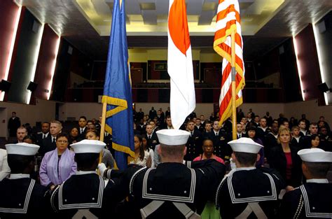 Rendering honors to the flag