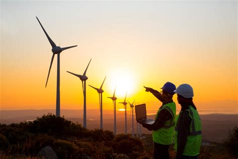 A renewable energy expert working on a project