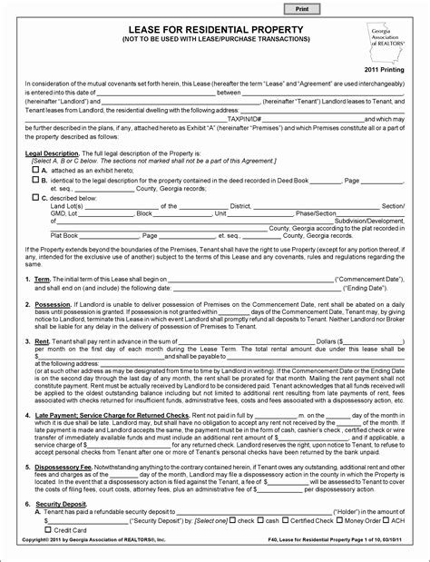 Rental Agreement Template 9