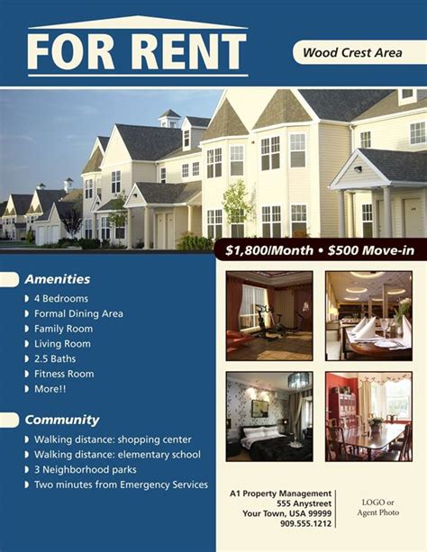 Rental Flyer Examples