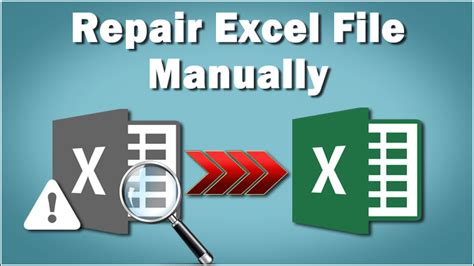 Repairing a corrupted Excel file