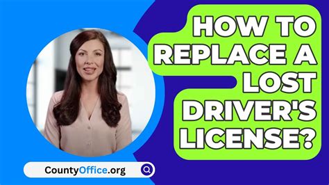 Replace Lost Driver's License