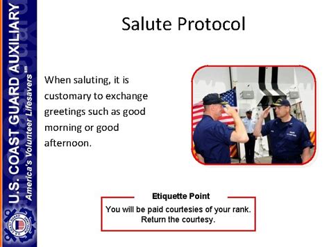 Reporting Salute Protocol