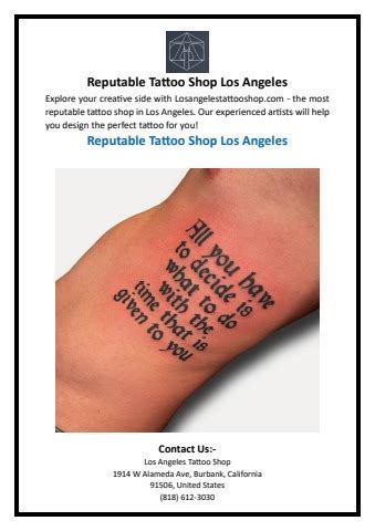 Choosing a reputable tattoo shop