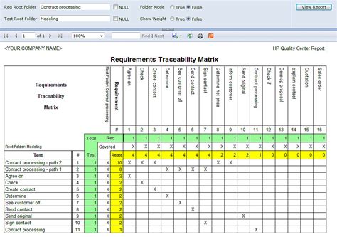 Requirements Traceability Matrix Sample 3