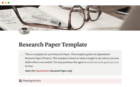 Research paper template