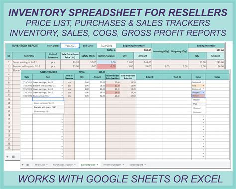 Benefits of Using a Free Reseller Spreadsheet Template