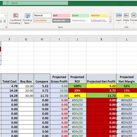 Free Reseller Spreadsheet Template Download