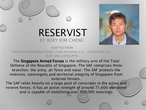 Reservist role