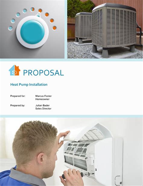 Residential Air Conditioning Installation Proposal Template