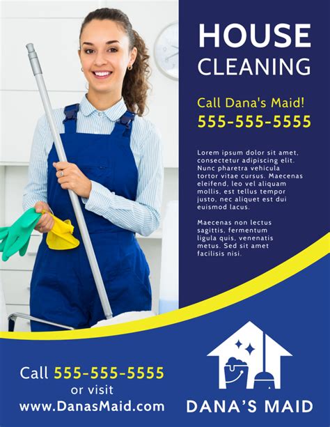 Residential Cleaning Flyer Template