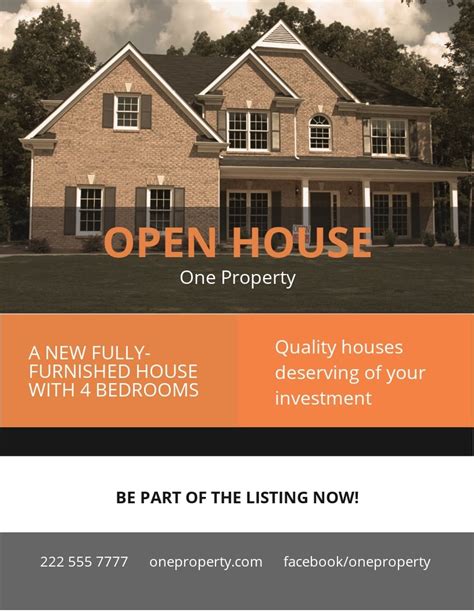 Residential Property Flyer Template