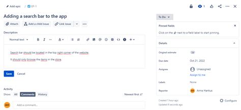 Resource allocation in Jira