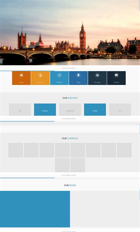 Responsive HTML Template 1