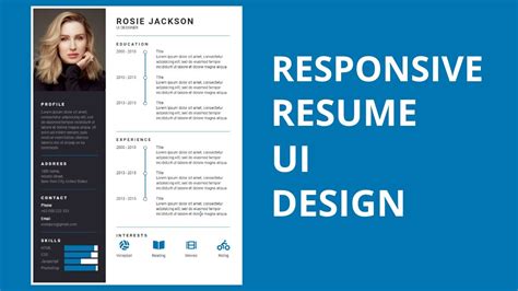 Responsive Resume Template