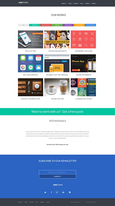 Responsive Website Template 10