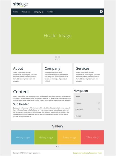 Responsive Website Template 2