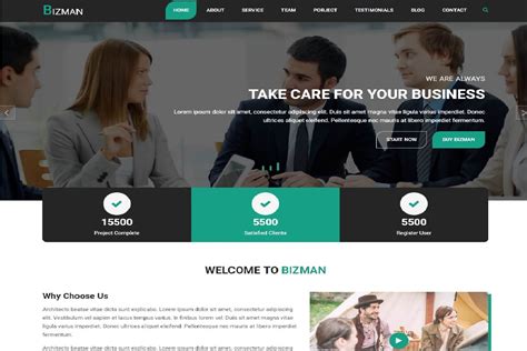 Responsive Website Template 5