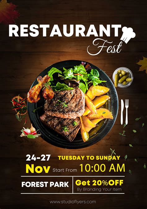 Restaurant Flyer Template Design