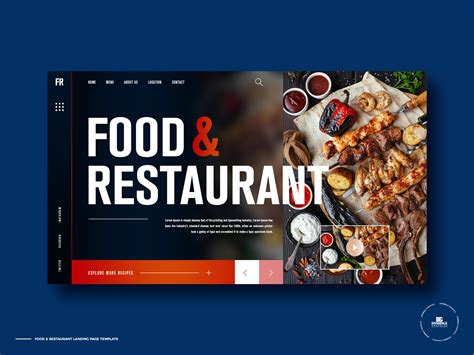 Restaurant Landing Page Template