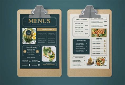 Restaurant Menu Design Template