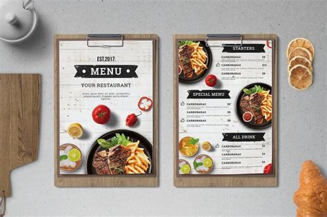 Restaurant Menu Design Tips and Tricks