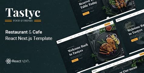 Restaurant Menu with Next.js Template