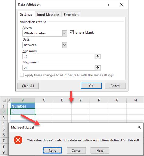 Restrict Input to Numbers Only VBA Example