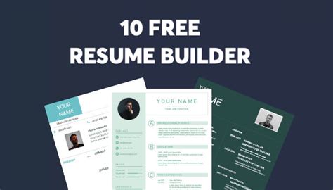 Using a resume builder tool