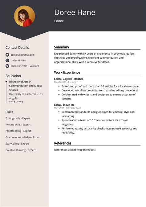 Resume Editing