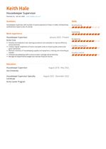 example of a 2-column resume template