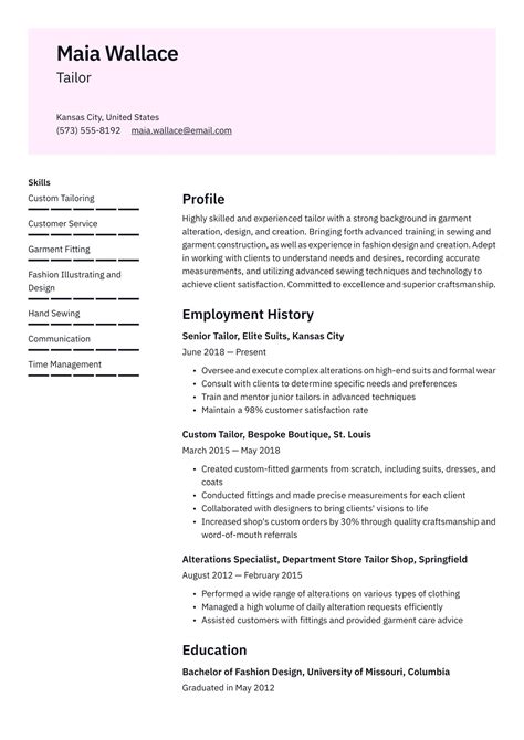 Resume Tailoring