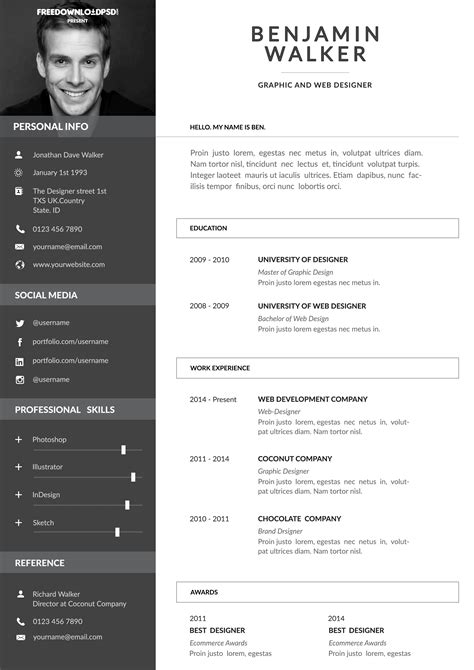 Resume Template 1