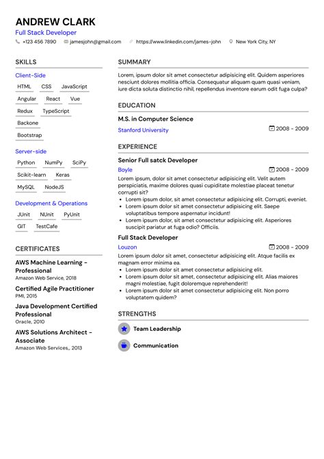 Resume Template