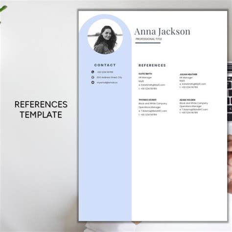 Resume Template 5 in Open Office Writer