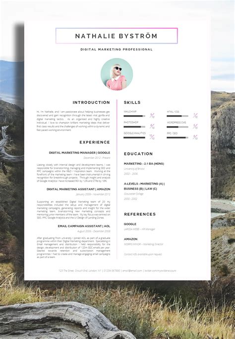 Resume Template Design Inspiration