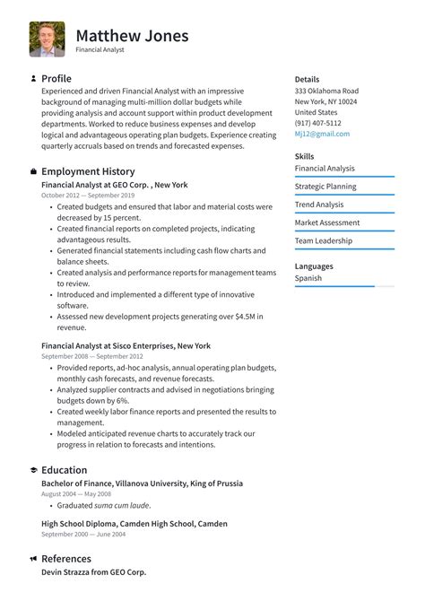 Resume Template with a Personal Touch