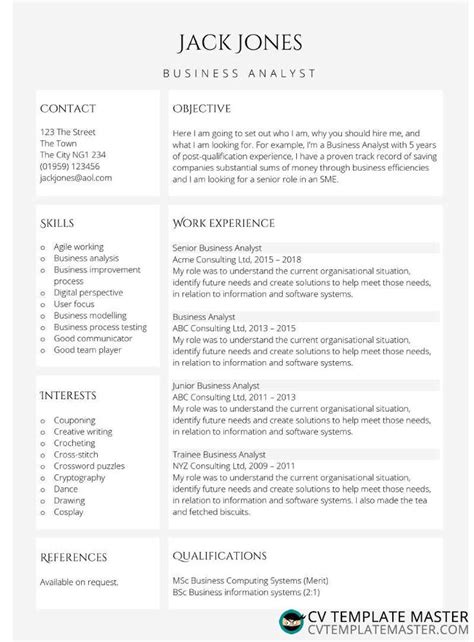 Resume Templates for Pages