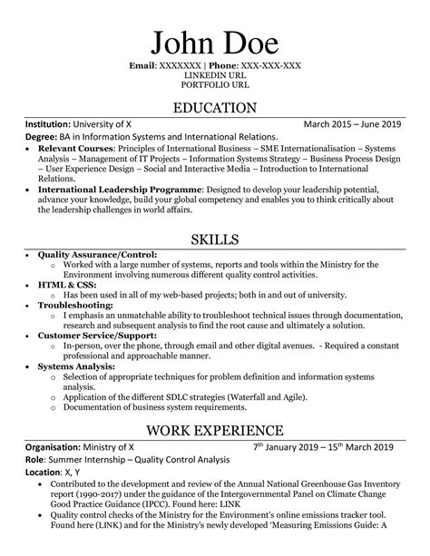 Resume Templates on Reddit