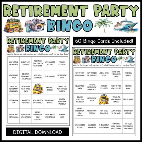 Retirement Bingo