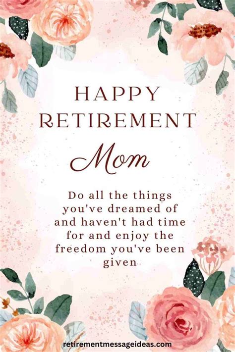 Retirement Card Ideas for Mom