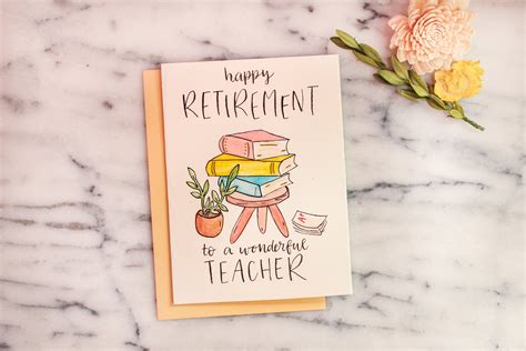 Retirement Cards for Teacher